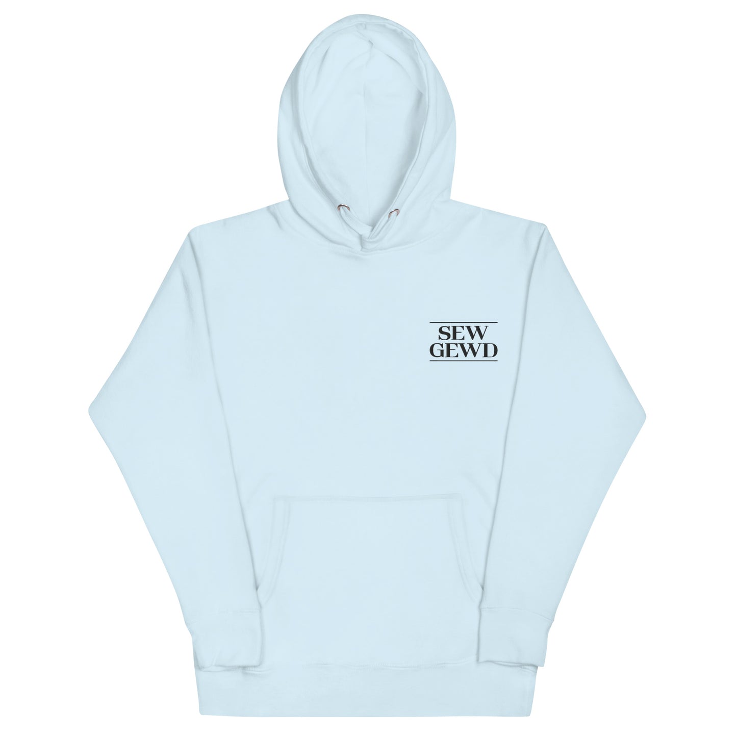 Sew Gewd B Blue Hoodie - so good streetwear clothing with premium comfort and modern fit