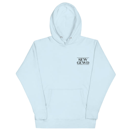 Sew Gewd B Blue Hoodie - so good streetwear clothing with premium comfort and modern fit