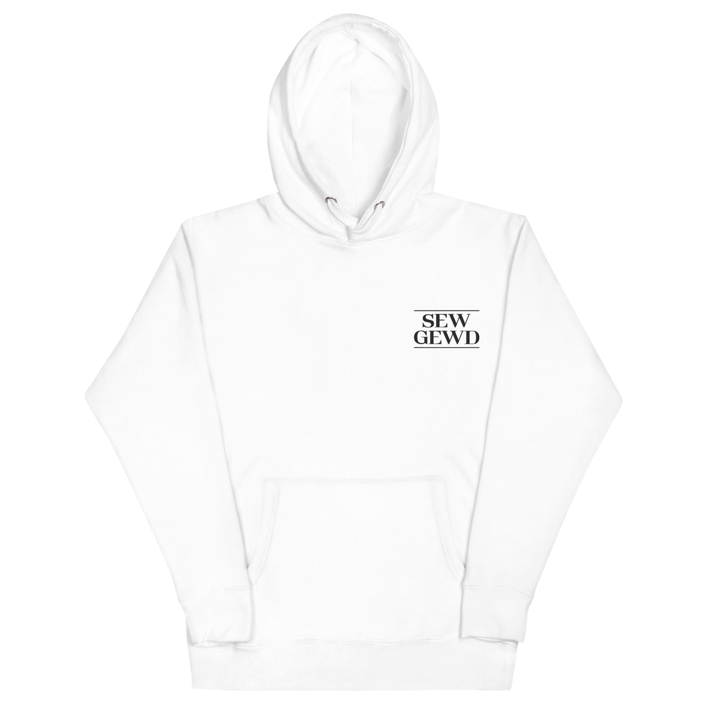 Sew Gewd White Hoodie - so good casual streetwear designed for everyday comfort and style